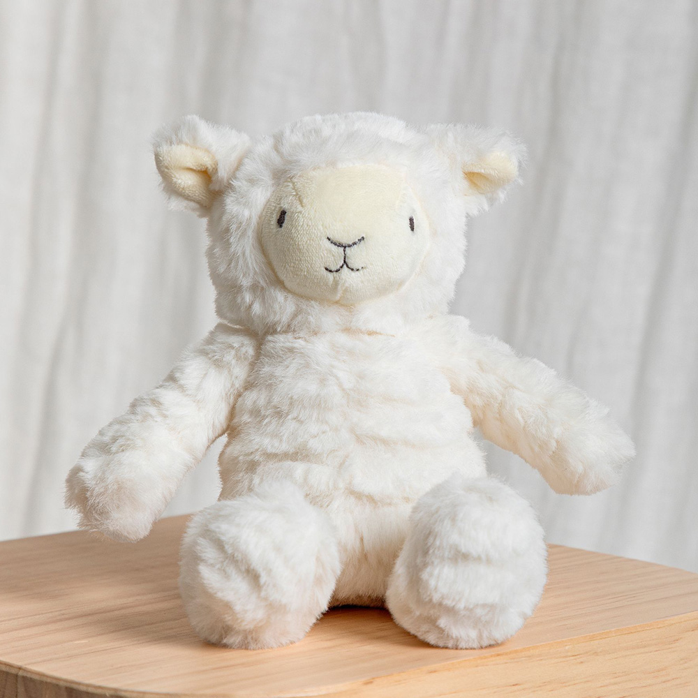 Custom lamb plush toy for bulk OEM orders by professional baby textile manufacturer