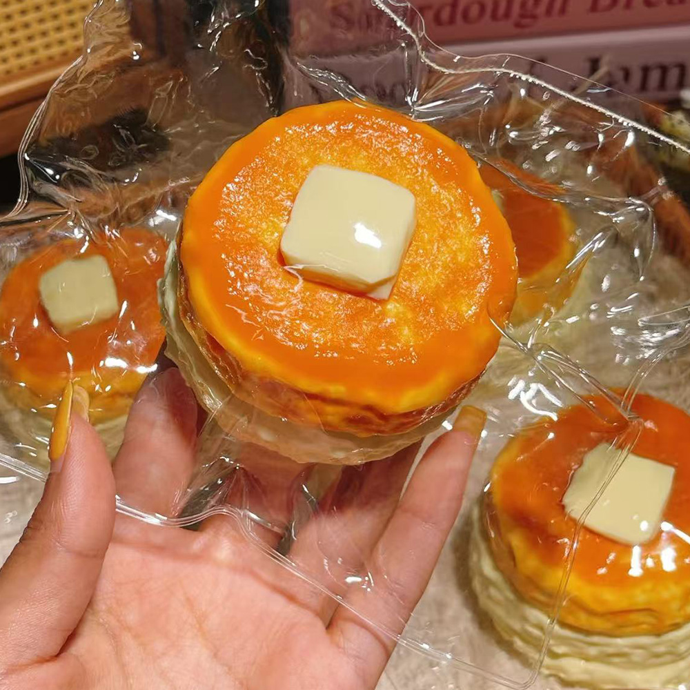 Realistic Pancake Food Squishy Toy - Custom OEM Factory Direct Wholesale