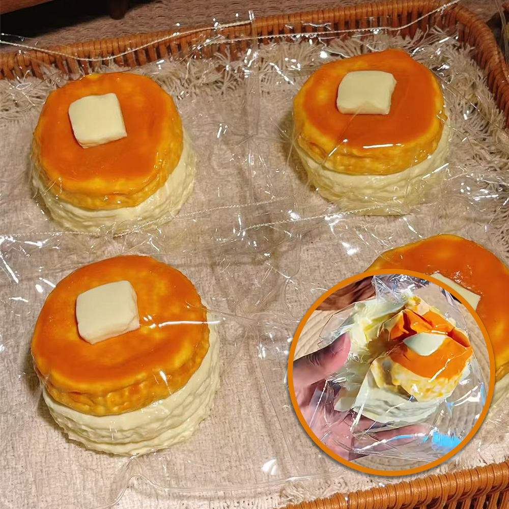 Assorted Realistic Bakery Waffle Squishies - BSCI Audited Factory Wholesale